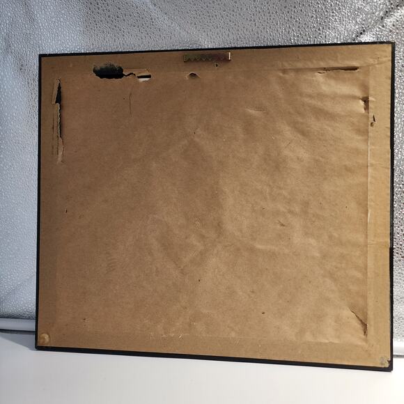 Abstract Tree Trunk Woods Drawing Etched Art MCM Signed Dated Matted Framed - Picture 11 of 11